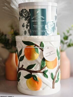 Limited Edition Vera Bradley × Bath And Body Works 3 Wick Candle Holder